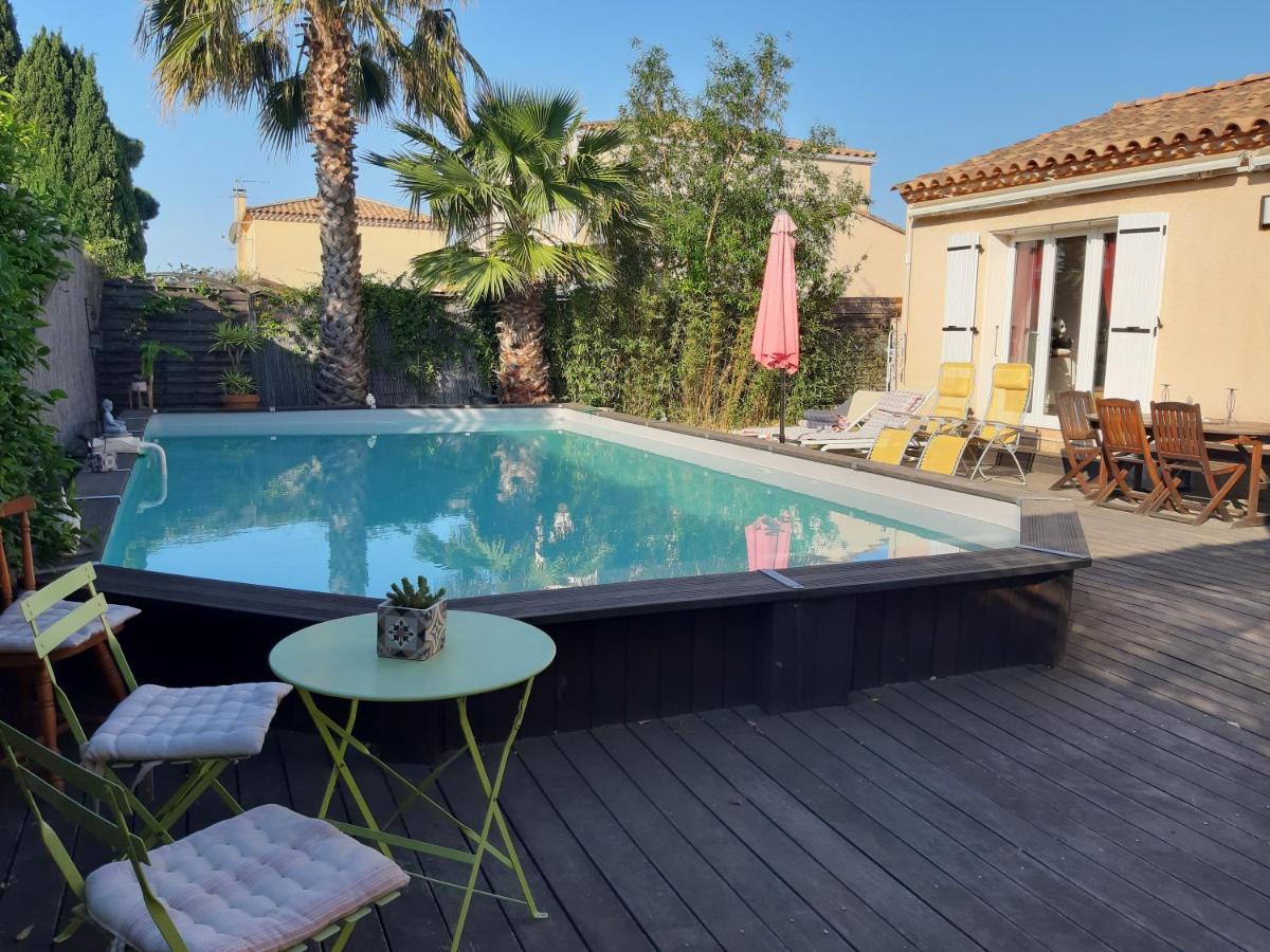 Chambres Calmes Dans Villa Perols Pret Parc Expo Arena 1Km Aeroport 3Km Gare Tgv 4Km Plages 5Km Carnon Palavas ภายนอก รูปภาพ